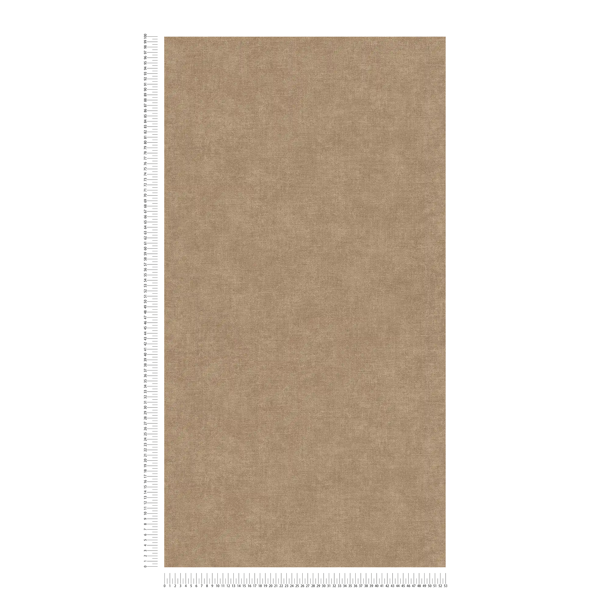             papier peint en papier intissé uni aspect textile - marron, beige
        