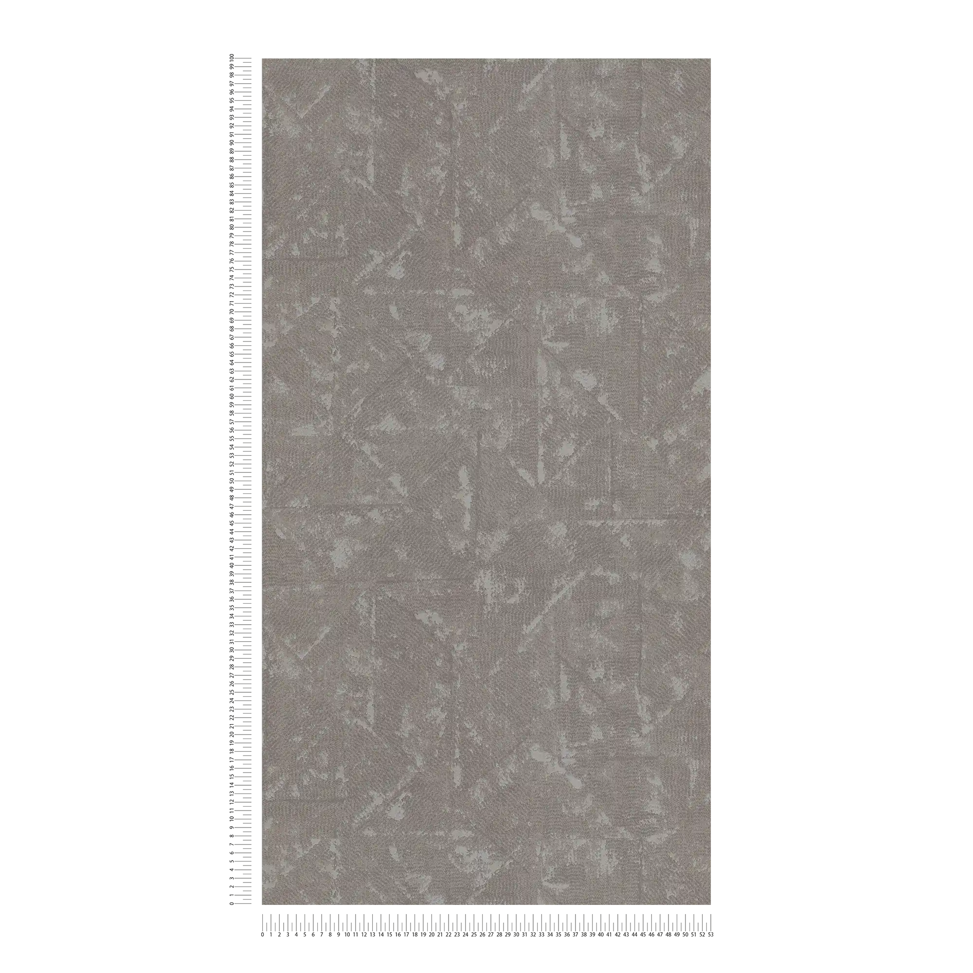             Papier peint intissé uni gris, détails asymétriques - gris, argenté
        