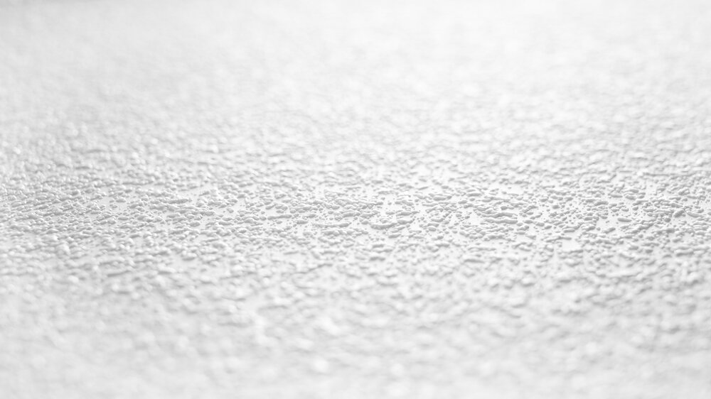             Papier peint texturé avec structure sable granuleuse - Peut être peint, blanc
        