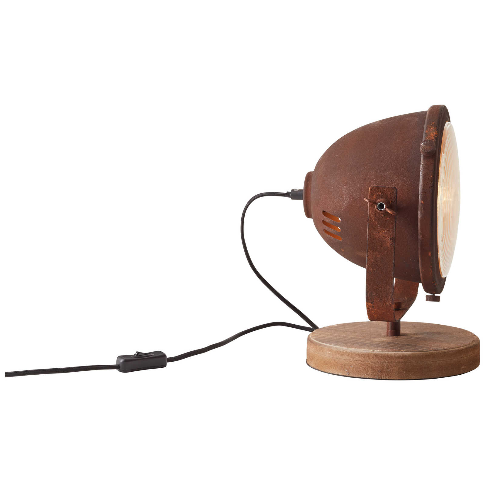             Lámpara de mesa de madera - Dilara 1 - Marrón
        