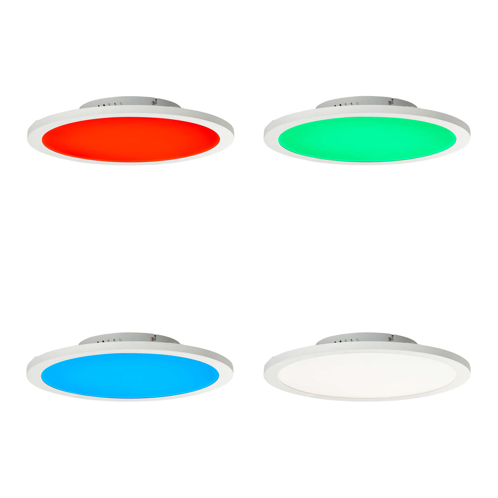             Plastic ceiling light - Aaron 3 - White
        