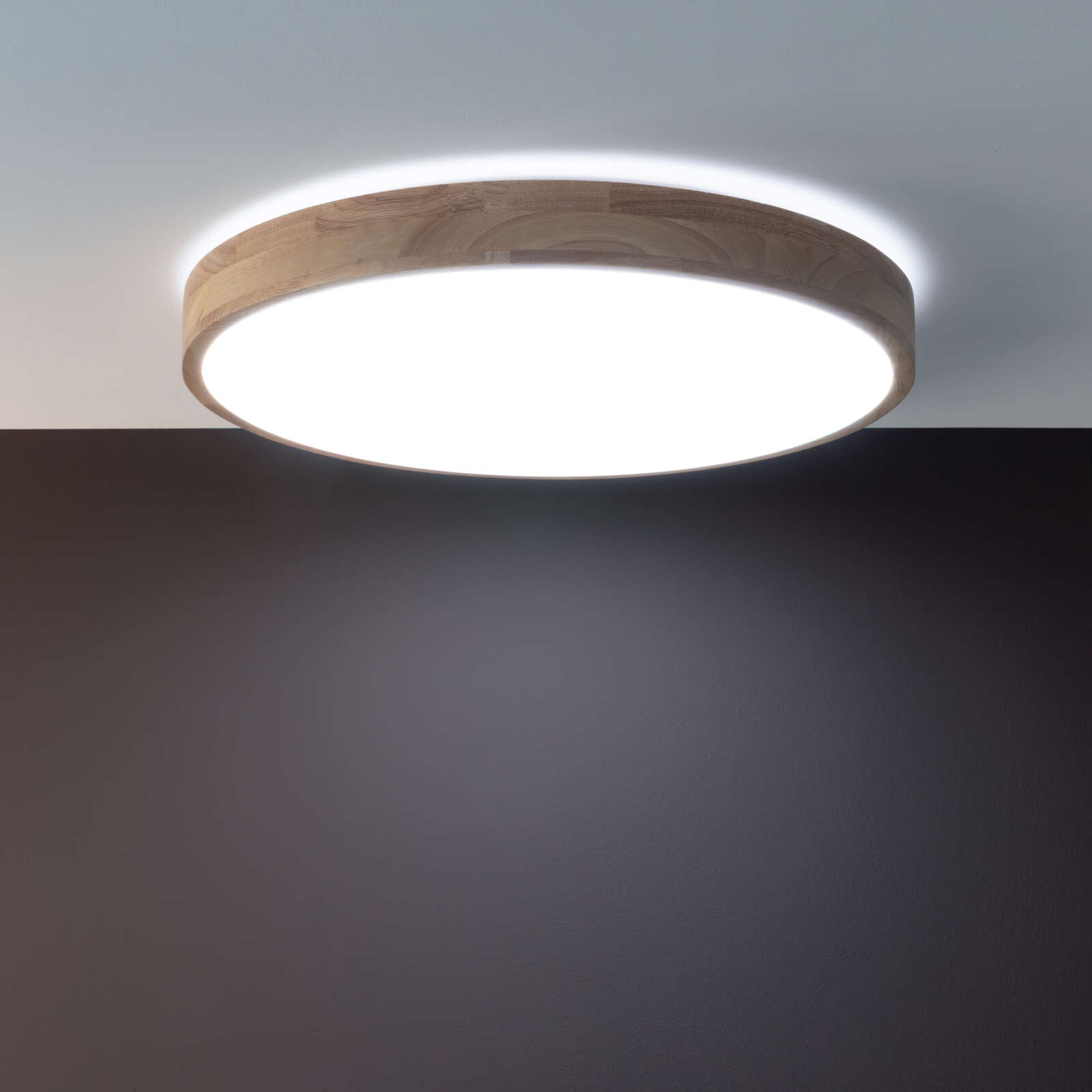             Lampada da parete e da soffitto in plastica - Niklas 10 - Marrone
        
