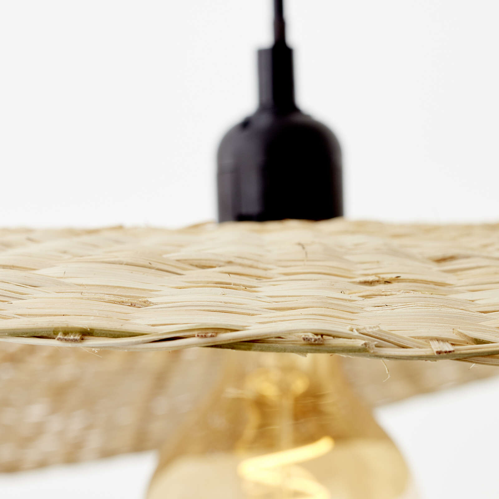             Lámpara colgante de bambú - Jonte - Marrón
        