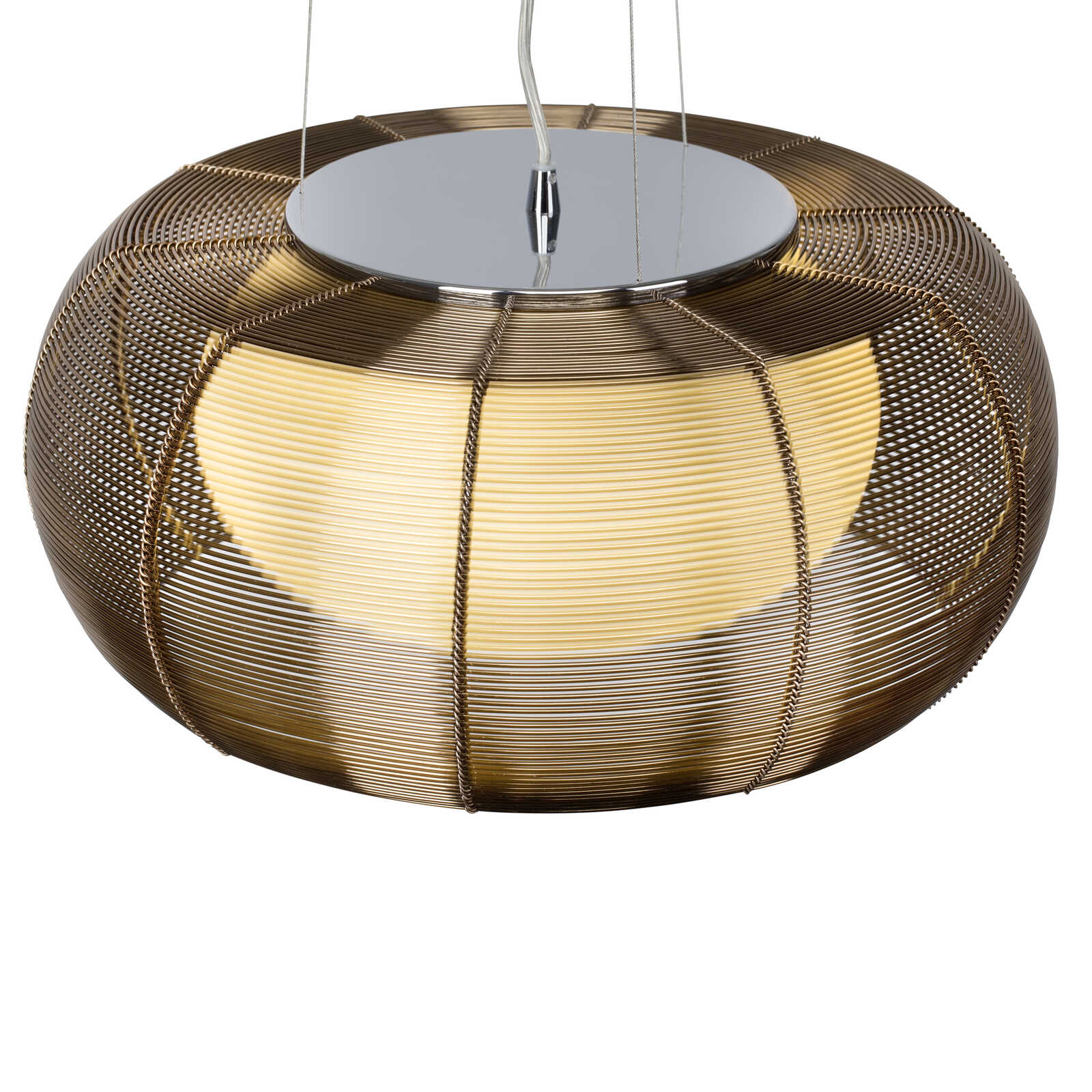             Glazen hanglamp - Maxime 6 - Bruin
        