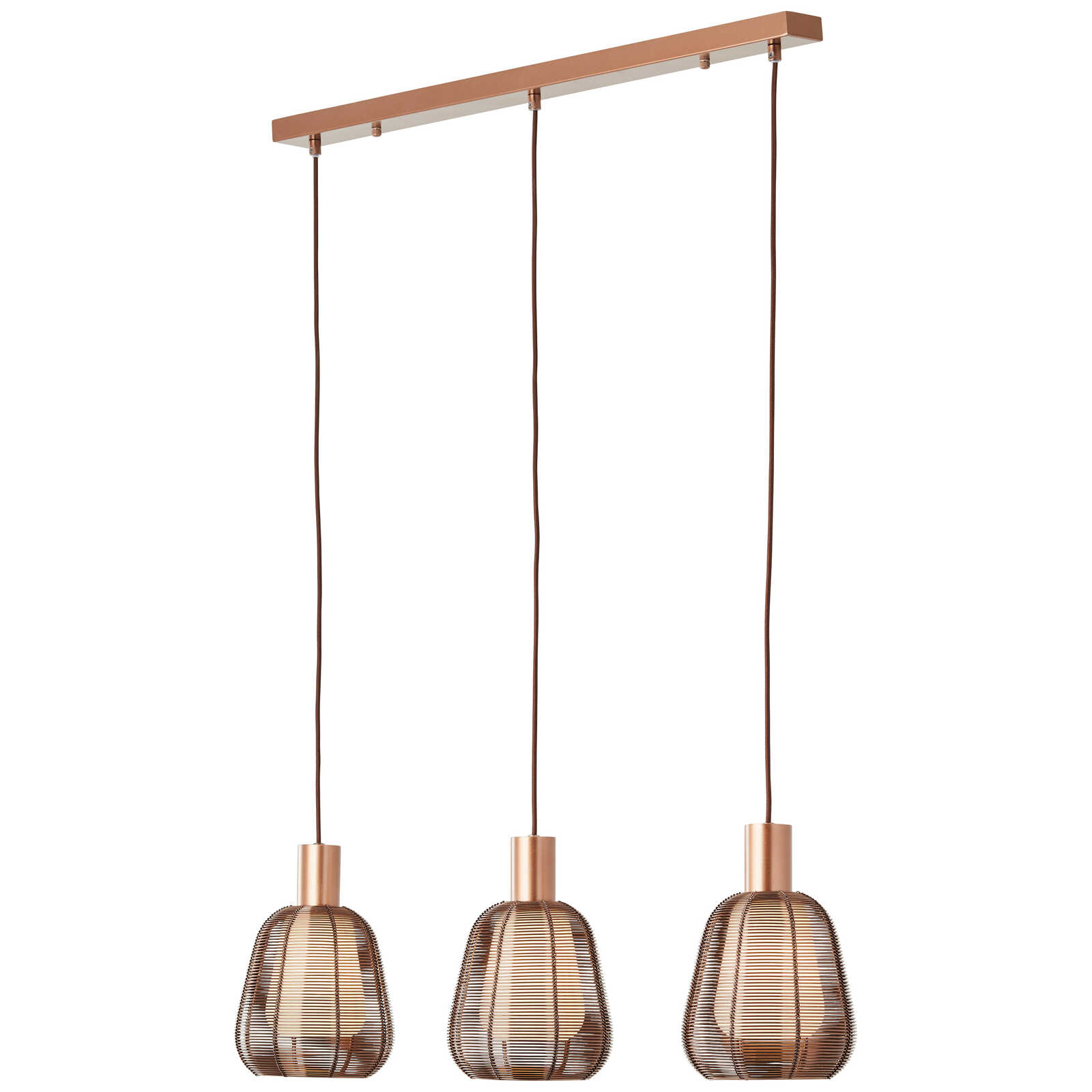             Metalen hanglamp - Thore 2 - Bruin
        