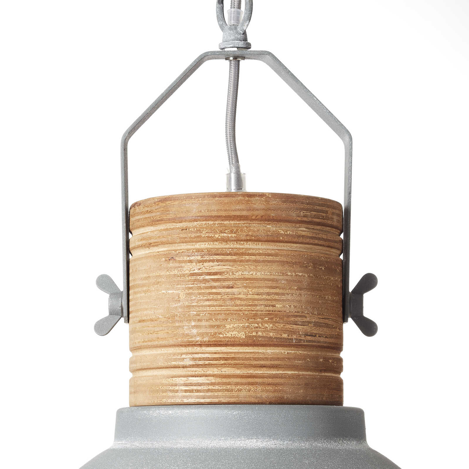             Lámpara colgante de madera - Greta - Marrón
        