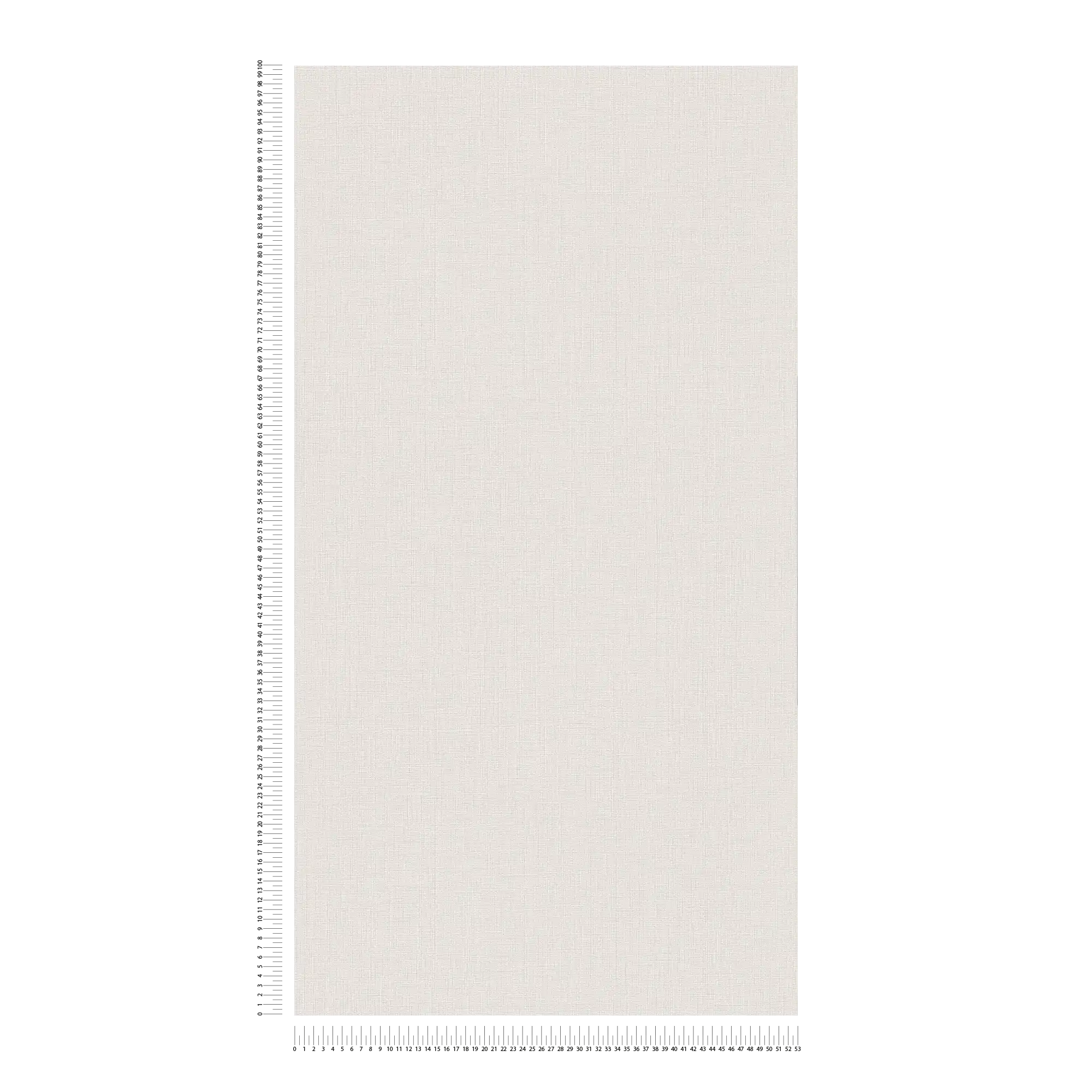             papier peint en papier intissé simple aspect tissé uni - crème, beige
        