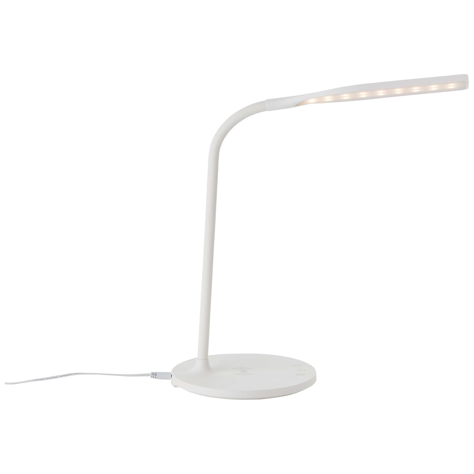             Lámpara de mesa de plástico - Joy - Blanco
        