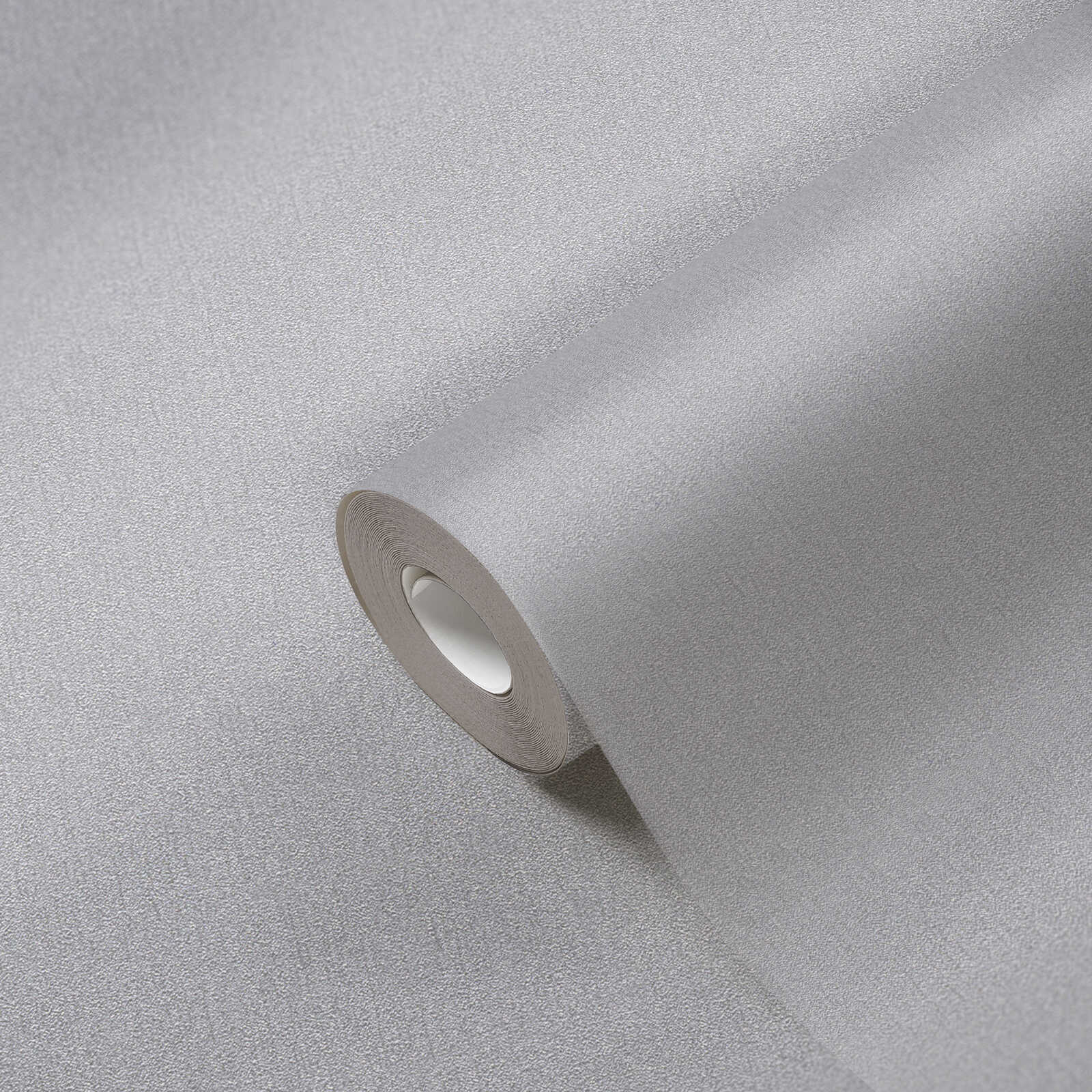             Papier peint métallique argent uni avec effet scintillant
        