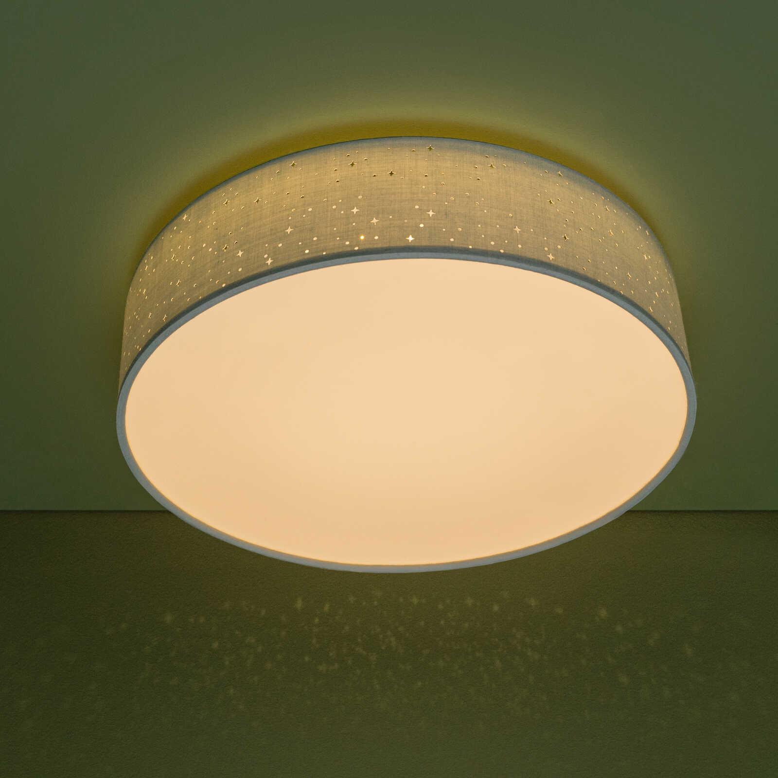             Textile ceiling light - Ava 2 - Green
        