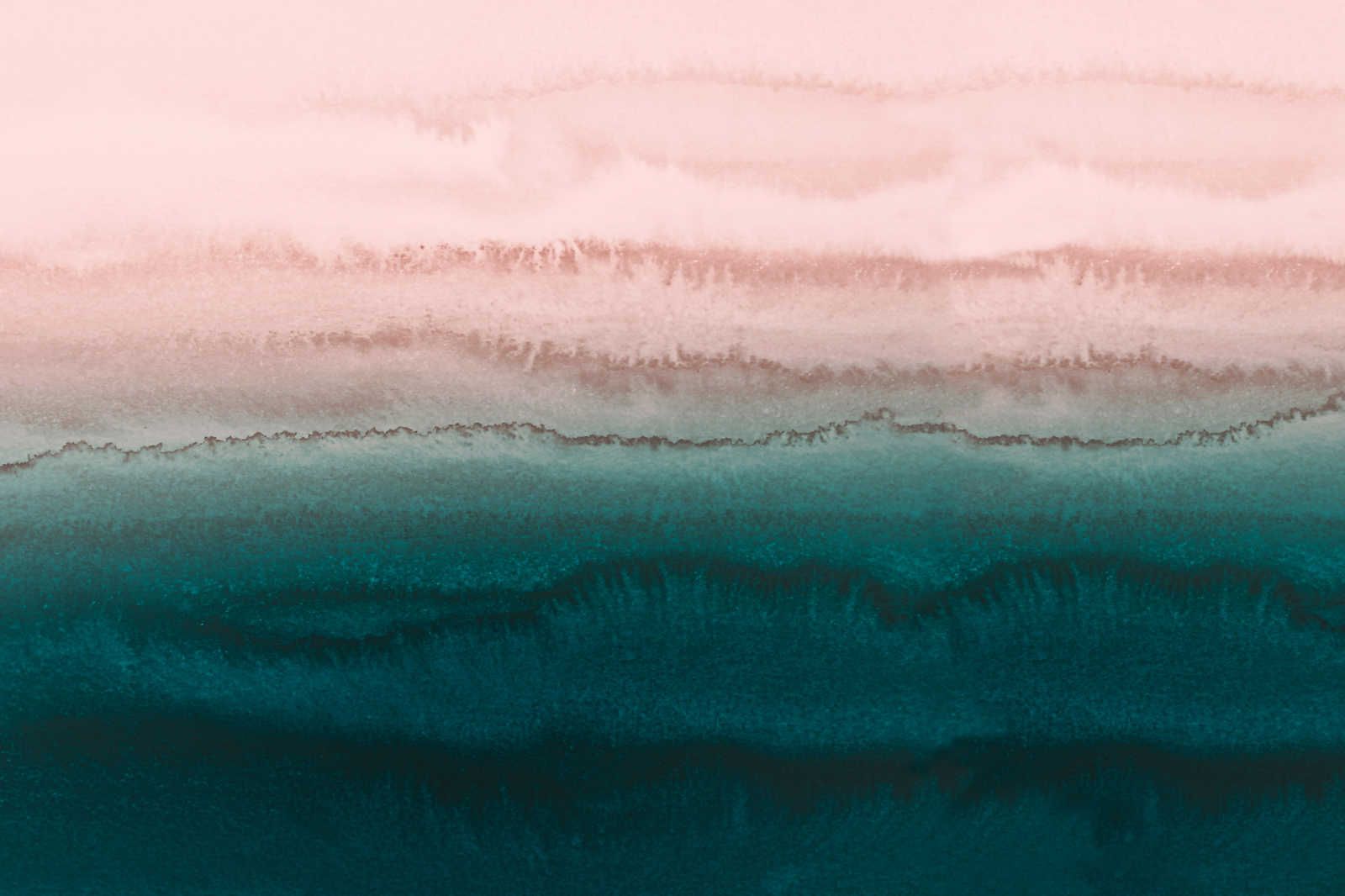             Pittura su tela con acquerello astratto Tides - 1,20 m x 0,80 m
        