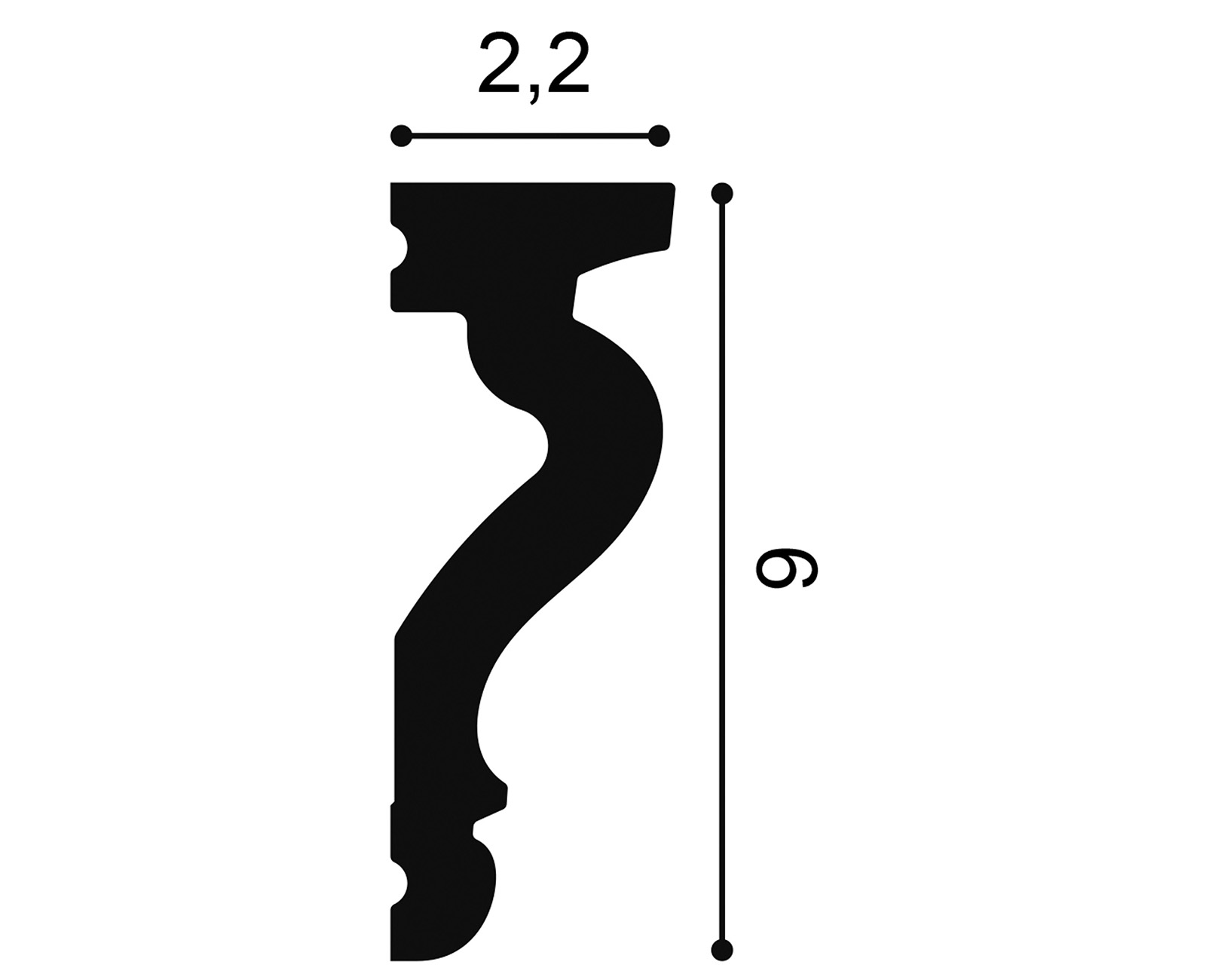             Orac Profilo decorativo Zierprofile
        