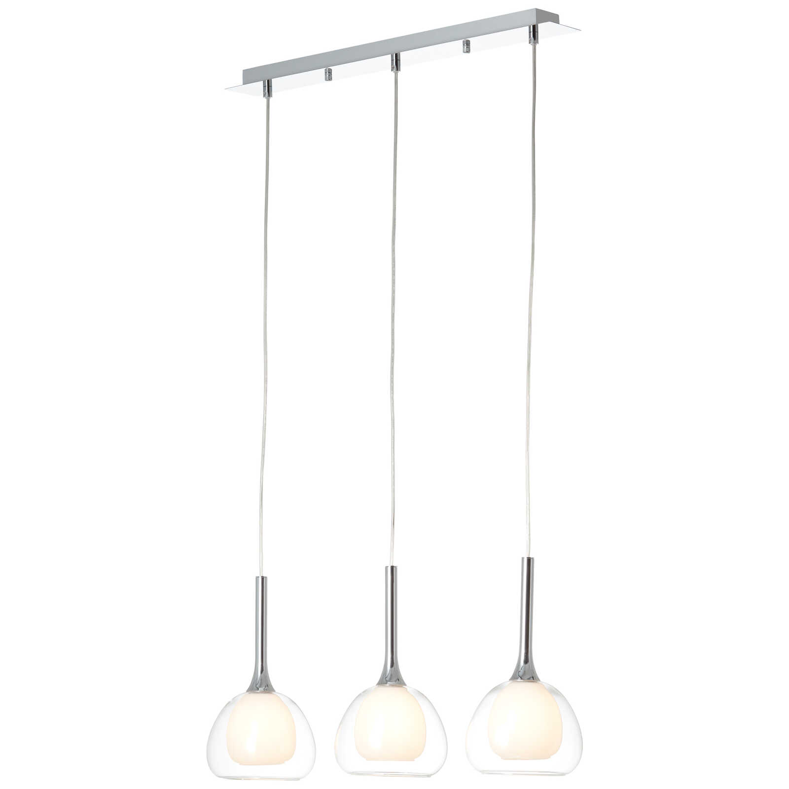             Glazen hanglamp - Iris 2 - Metallic
        