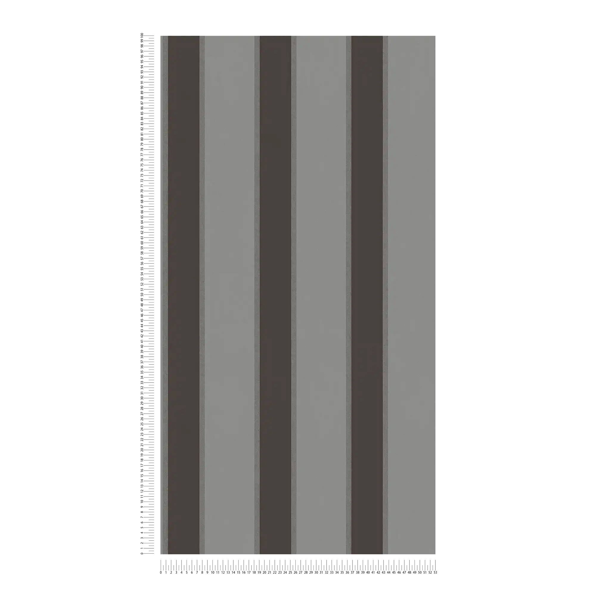             Metallic wallpaper with stripes pattern - grey, black
        