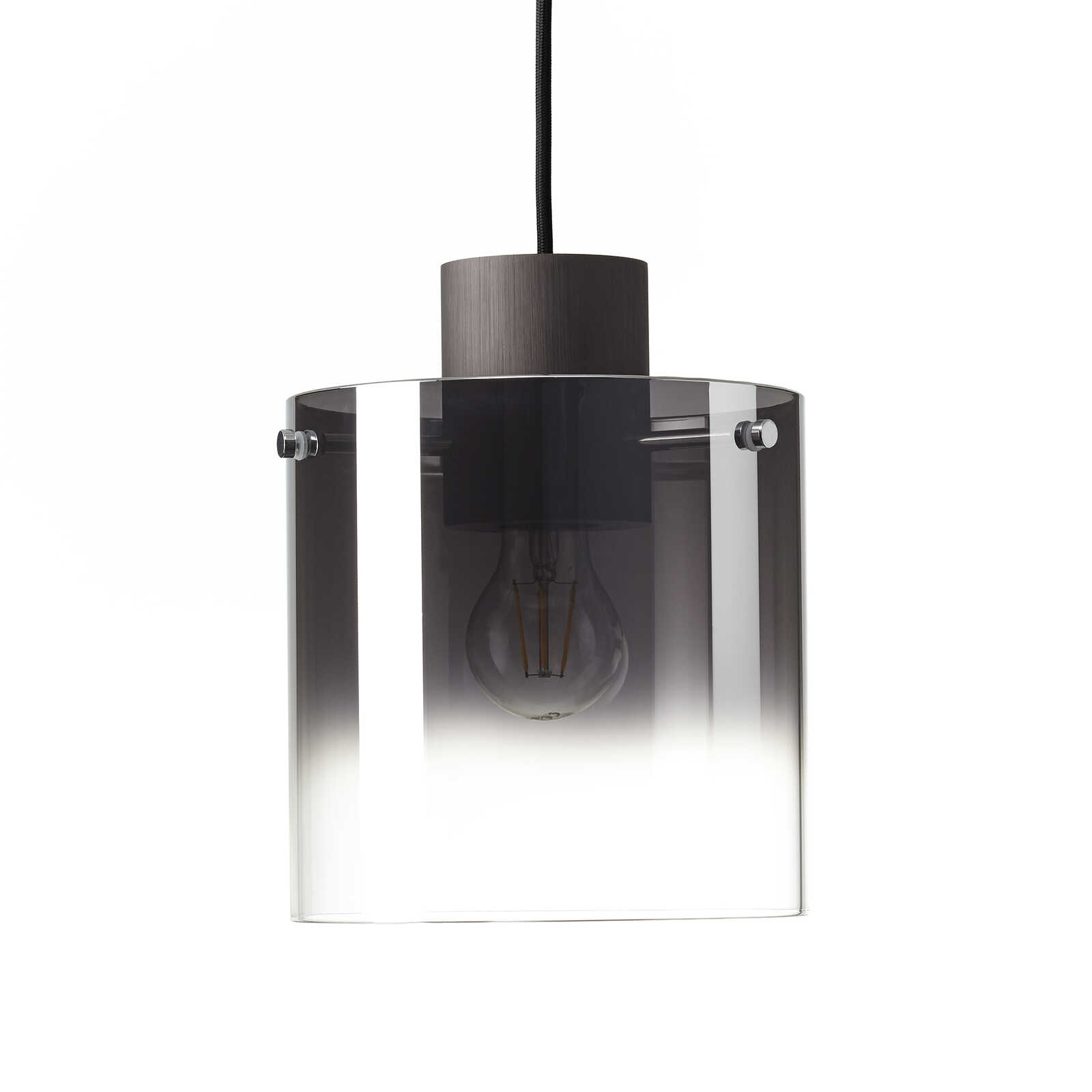             Glazen hanglamp - Benett 3 - Bruin
        