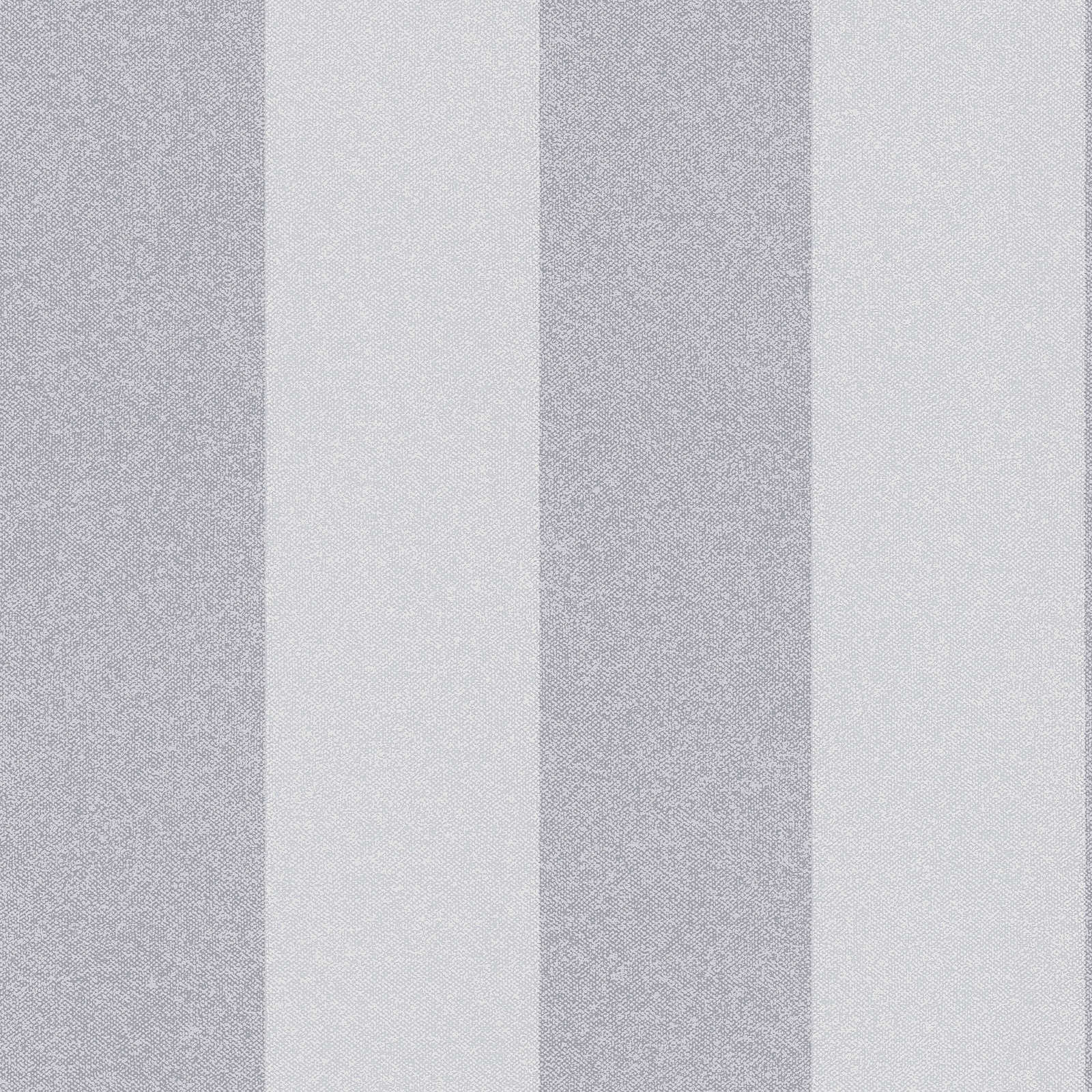         Block stripes wallpaper with linen look - blue, grey
    