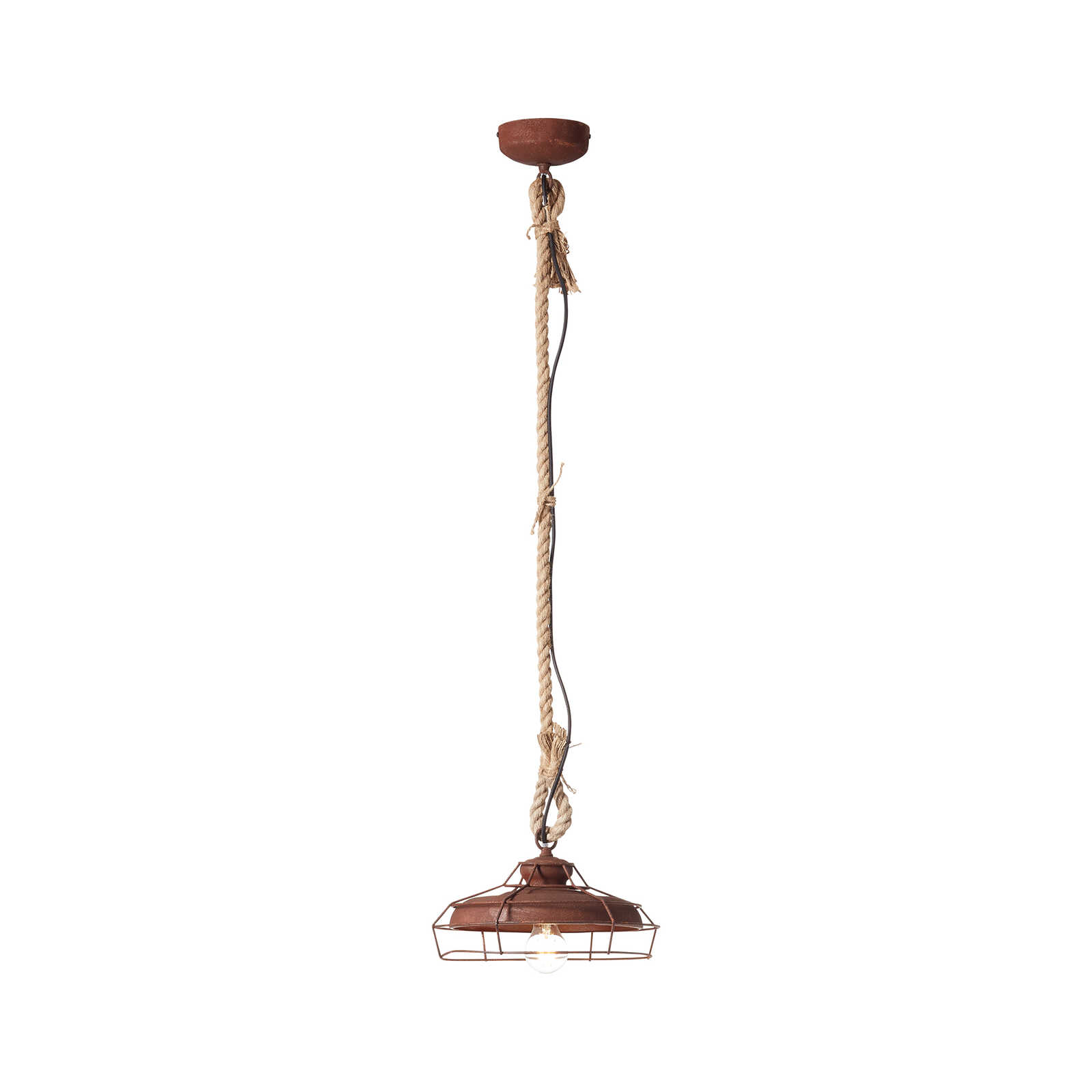 Metalen hanglamp - Malina - Bruin
