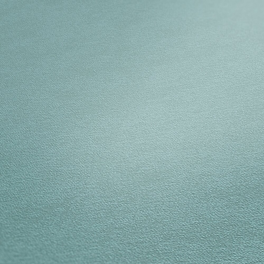             Single-coloured non-woven wallpaper with a subtle surface texture - blue, green
        