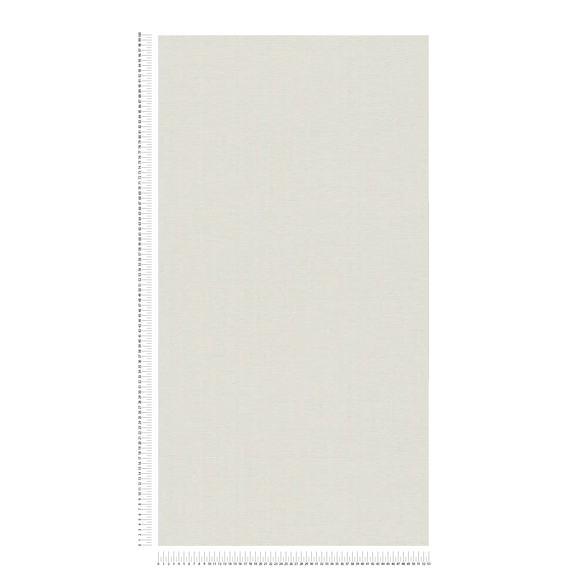             papier peint en papier intissé à motif de tissu uni - crème, blanc
        