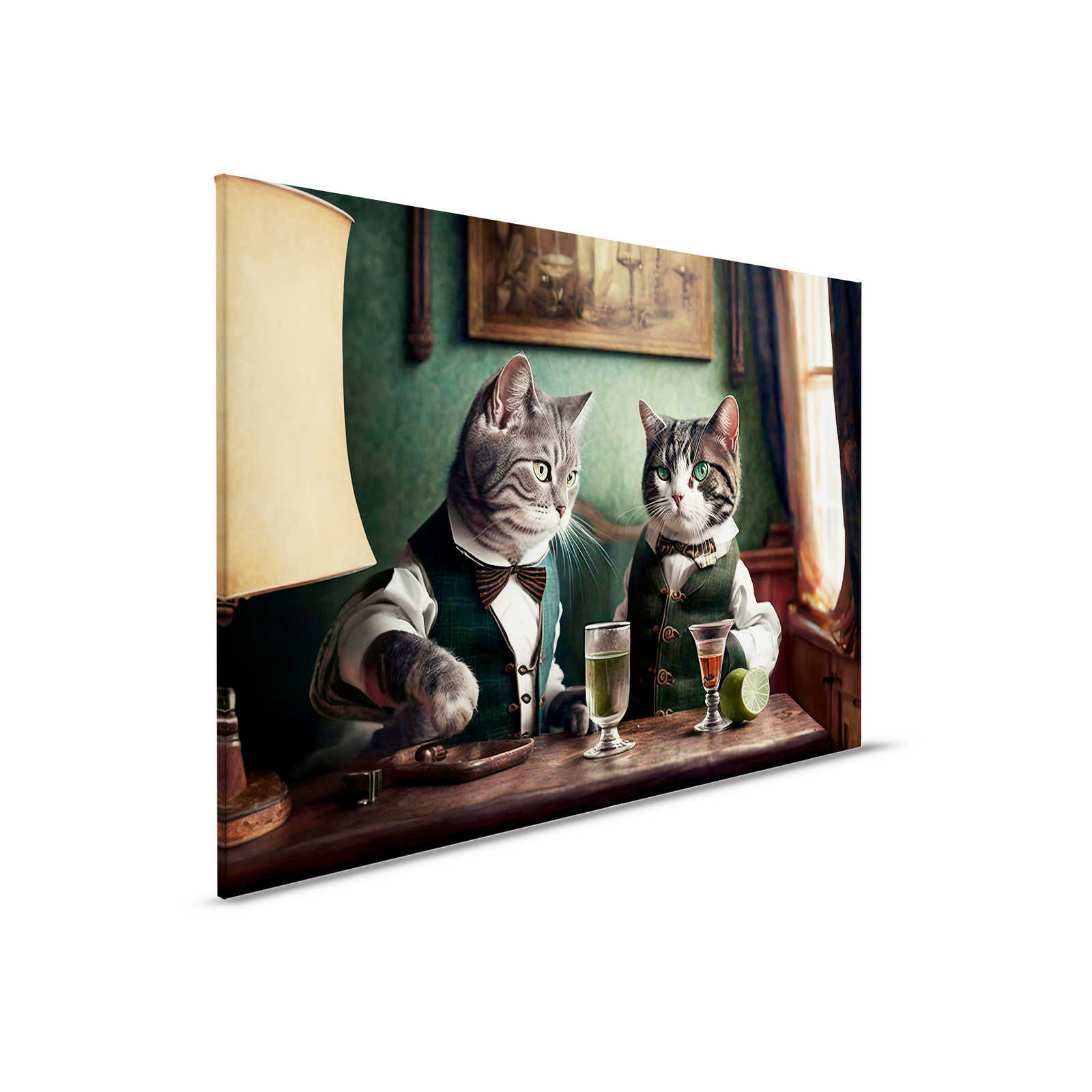         KI Canvas schilderij »Kitty Bar 2« - 90 cm x 60 cm
    