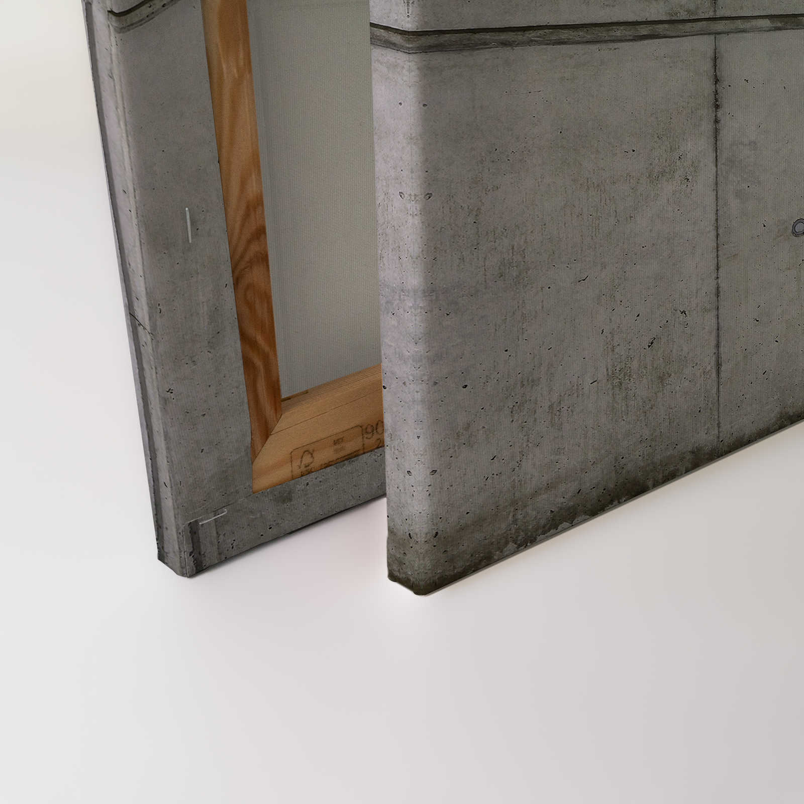             Lienzo pintura Bufanda concreto 3D look en usado - 1,20 m x 0,80 m
        