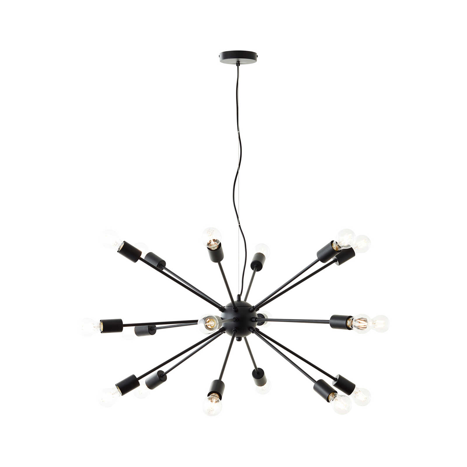 Metalen hanglamp - Fiete 1 - Zwart
