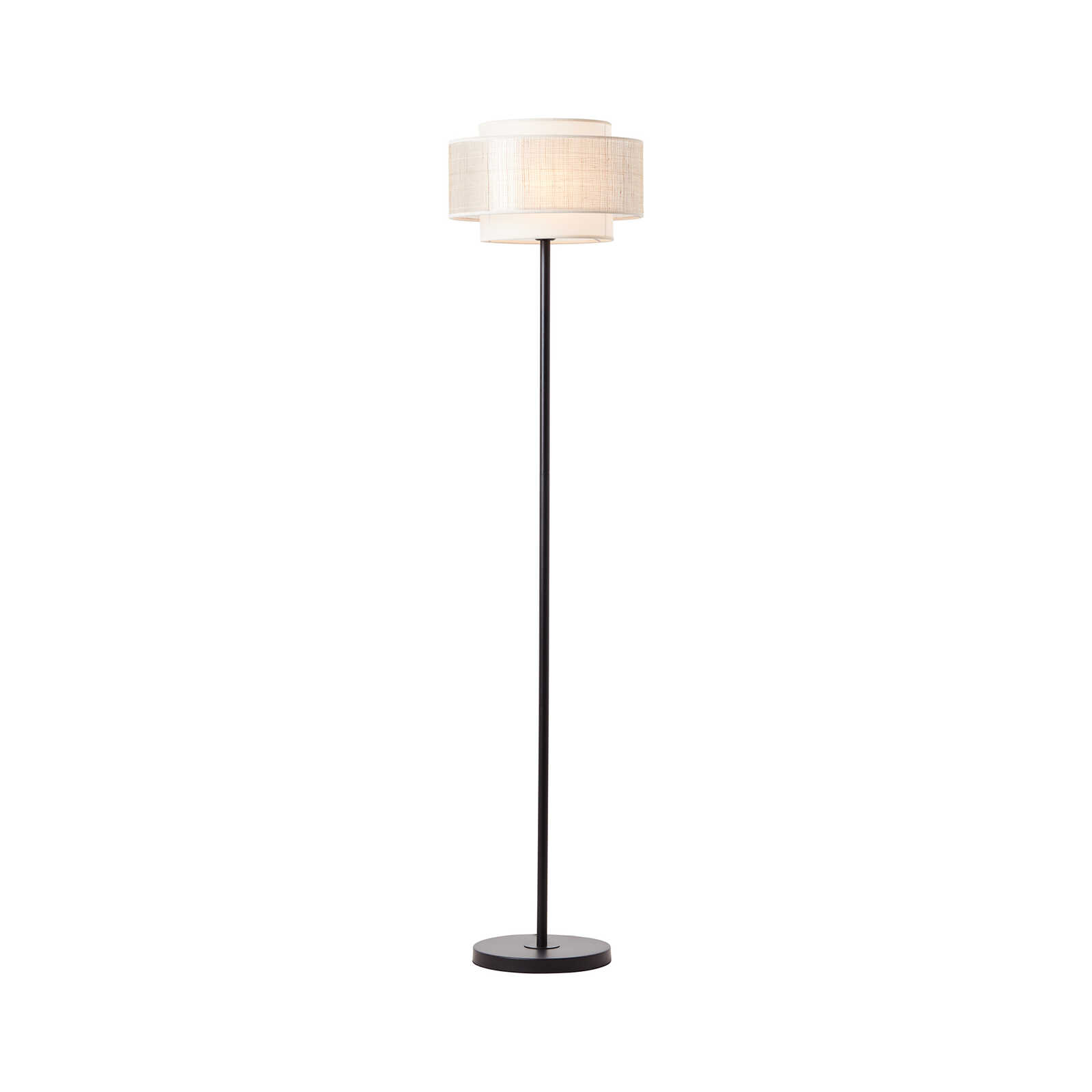 Floor lamp made of textile - Madita 2 - Brown
