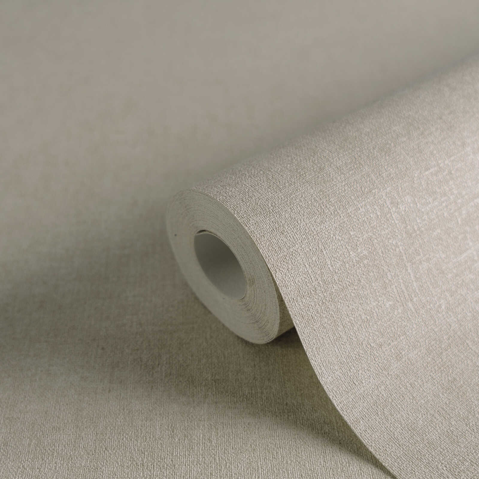             papier peint en papier uni légèrement structuré - gris, vert
        