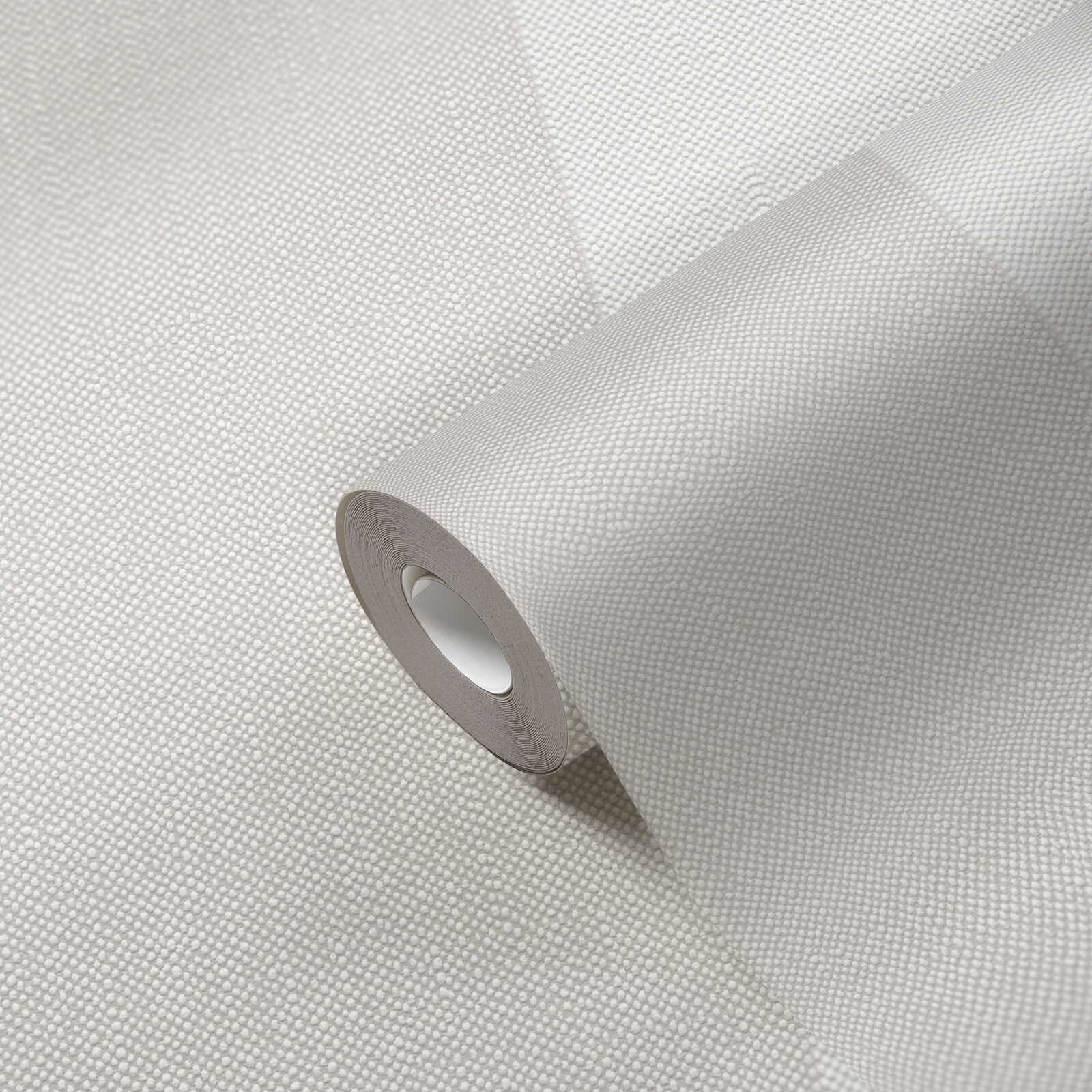             papier peint en papier intissé structuré à larges rayures - crème, beige
        