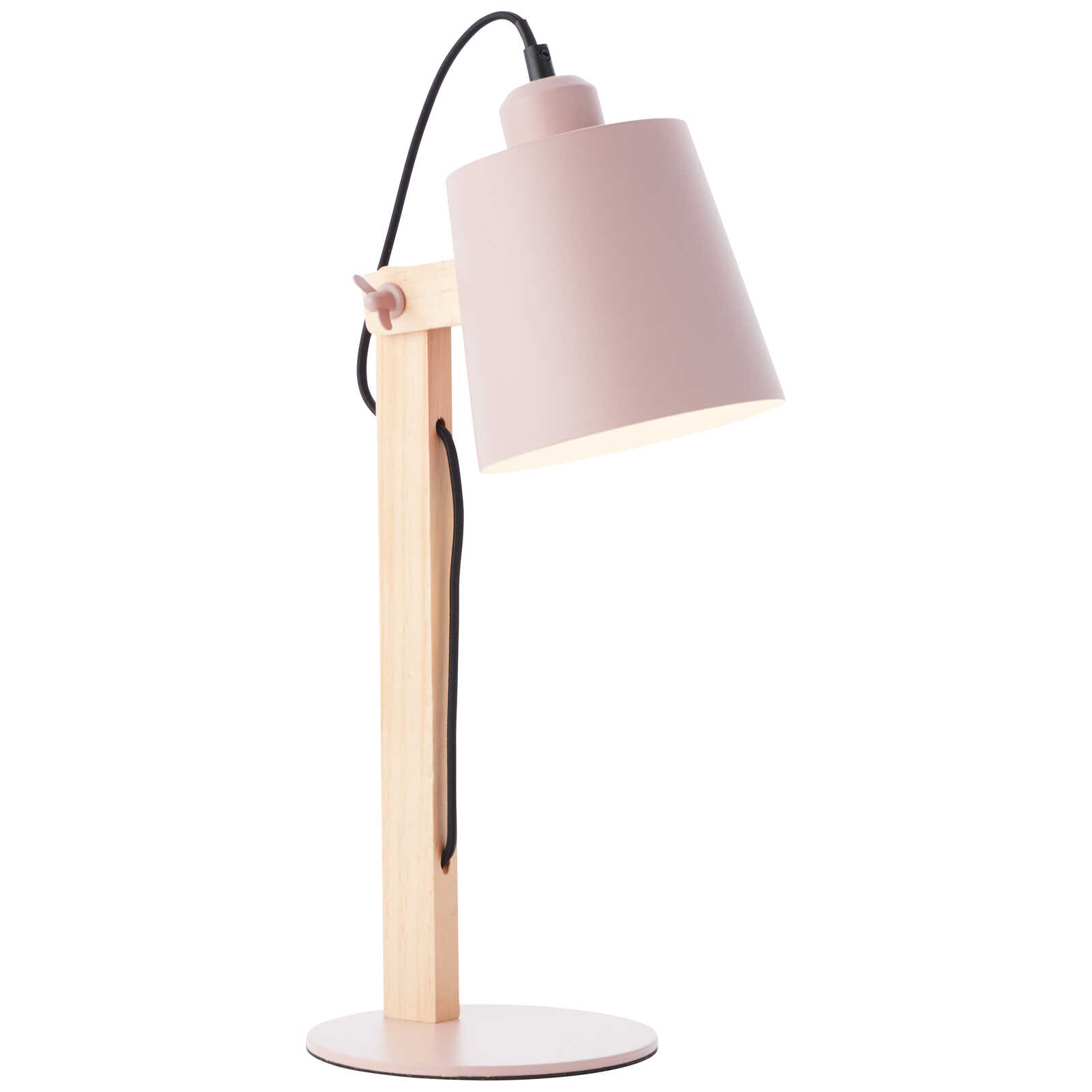             Lámpara de mesa de madera - Paul 2 - Rosa
        