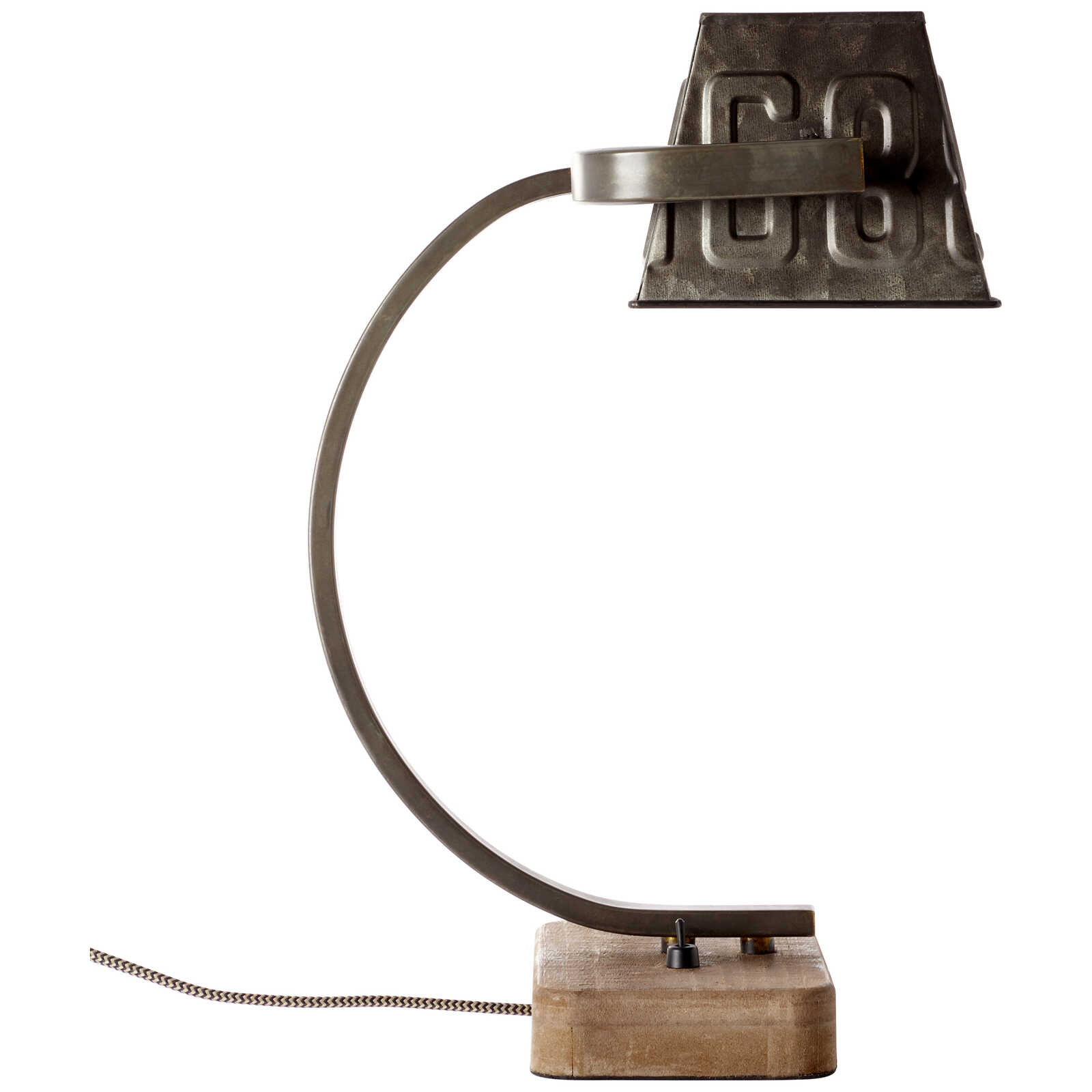             Lampe de table en bois - Ferdinand - Marron
        