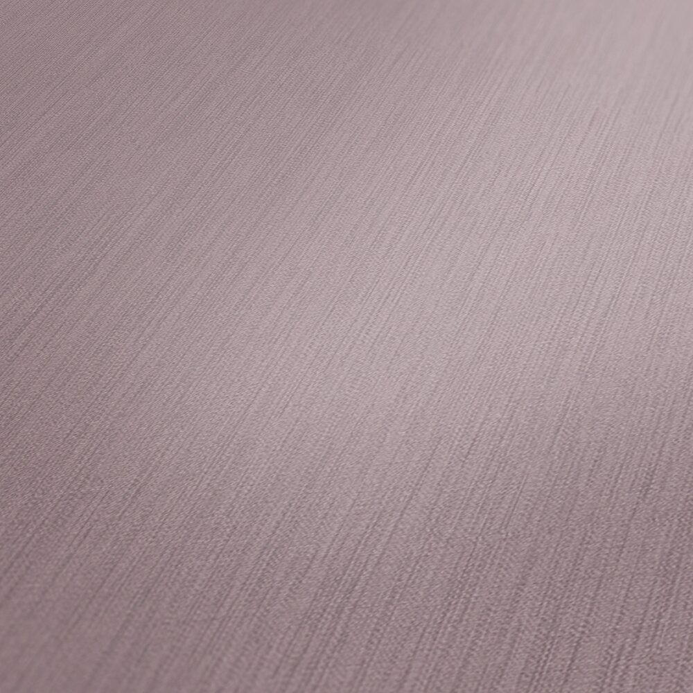             Daniel Hechter non-woven wallpaper with fabric look unicoloured - Purple
        