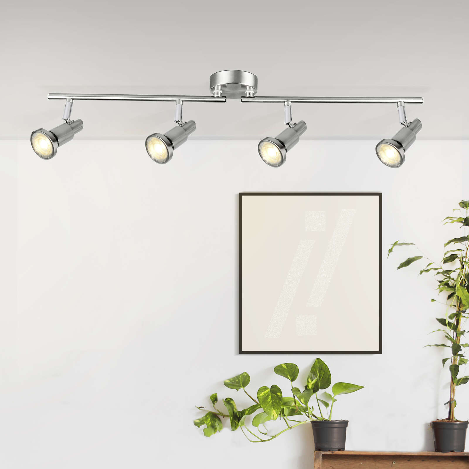             Metal ceiling light - Mika - Silver
        