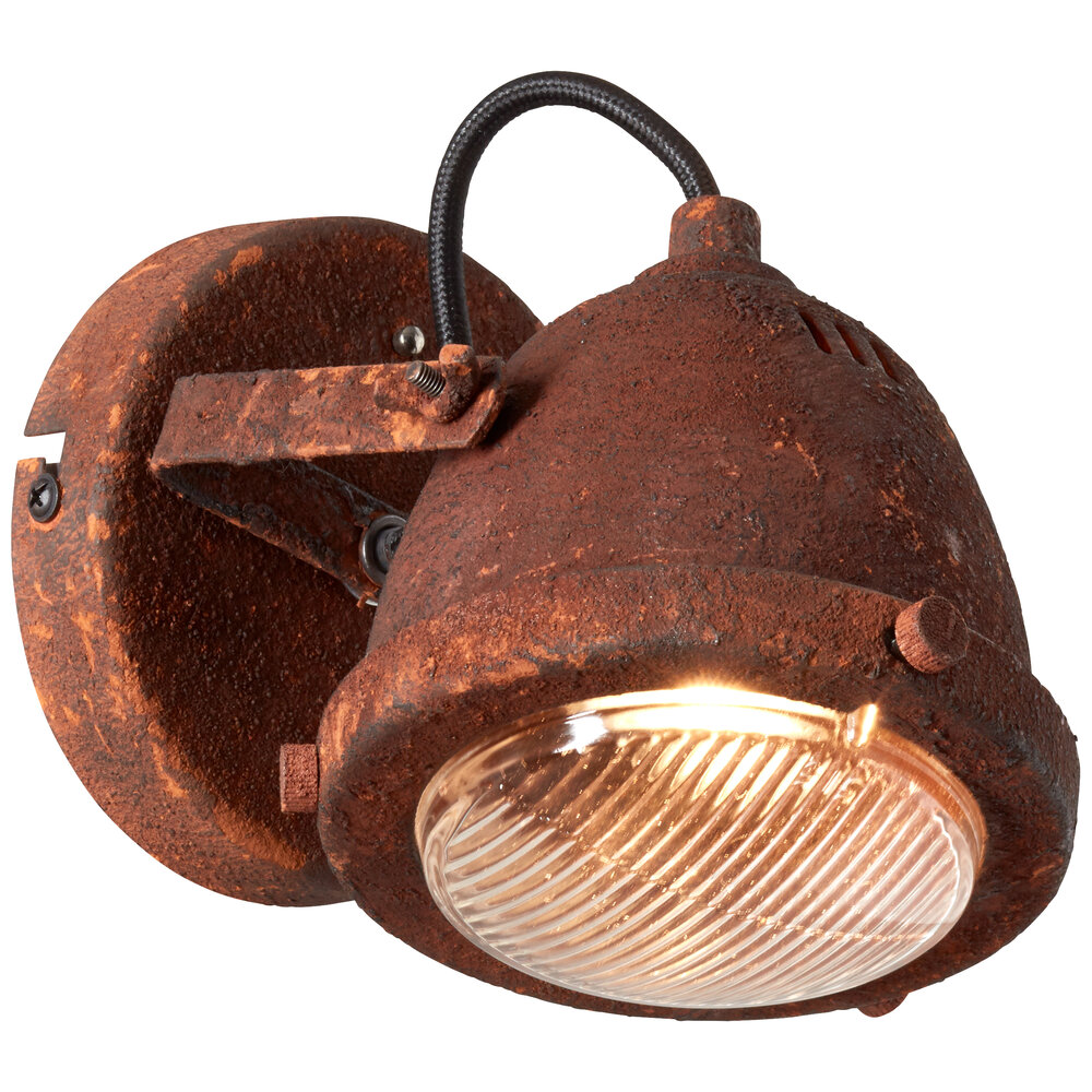             Metalen wandlamp - Dilara - Bruin
        