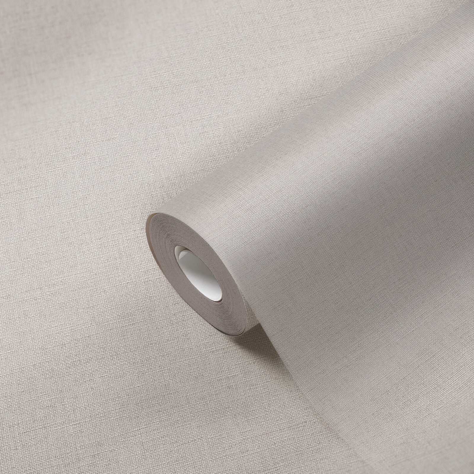             Papel pintado tejido-no tejido monocolor en tono suave - gris, beige
        