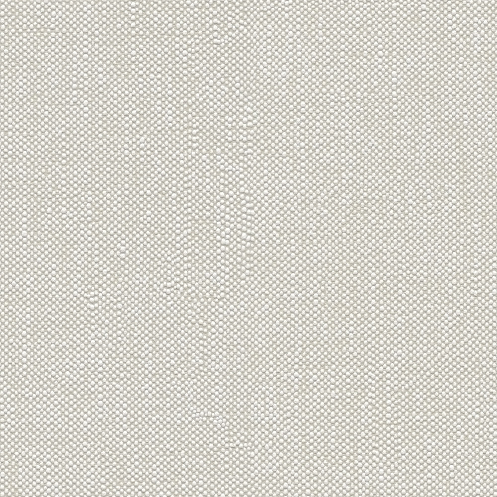             Single-coloured non-woven wallpaper with a textured look - beige, brown
        