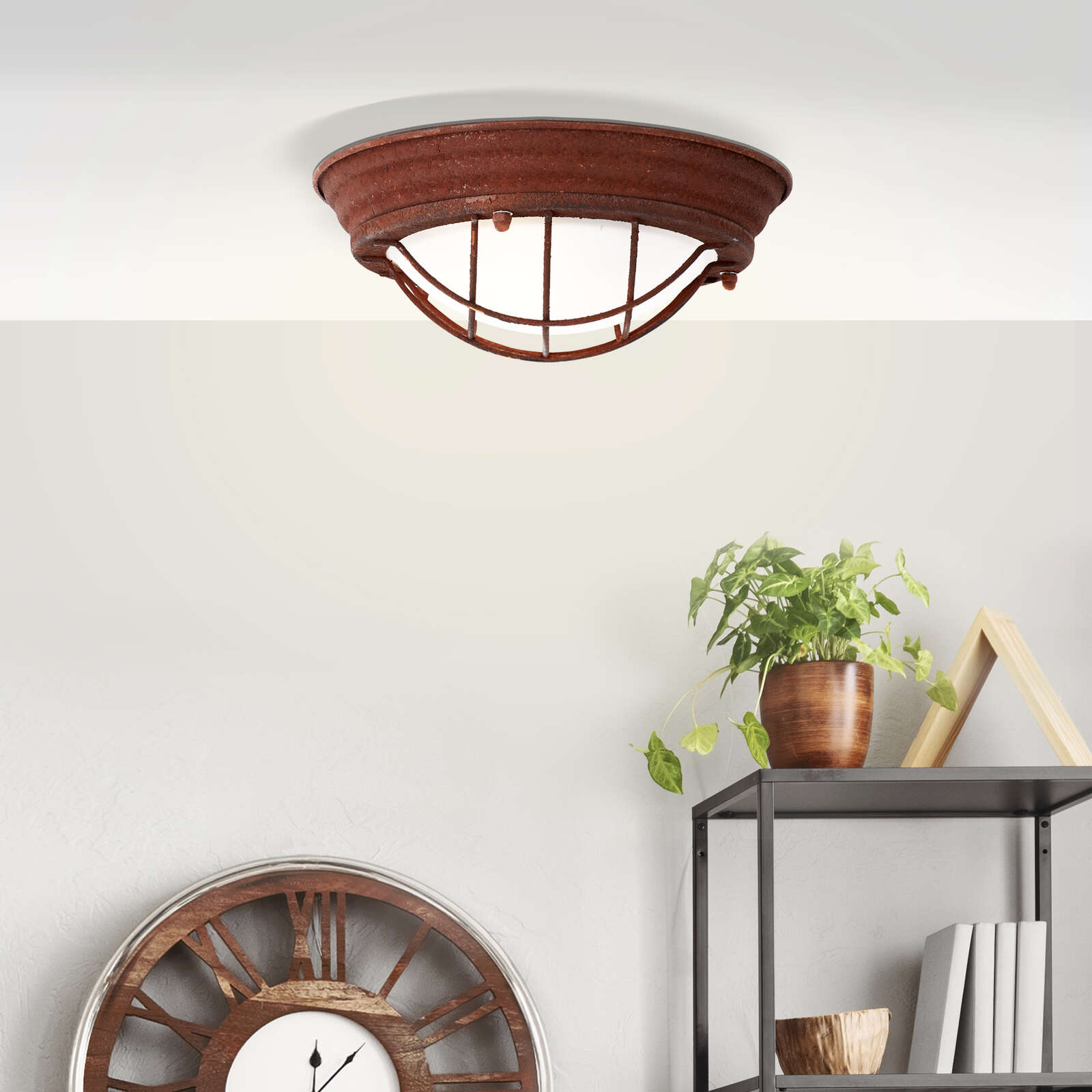             Metal wall and ceiling light - Sina 5 - Brown
        