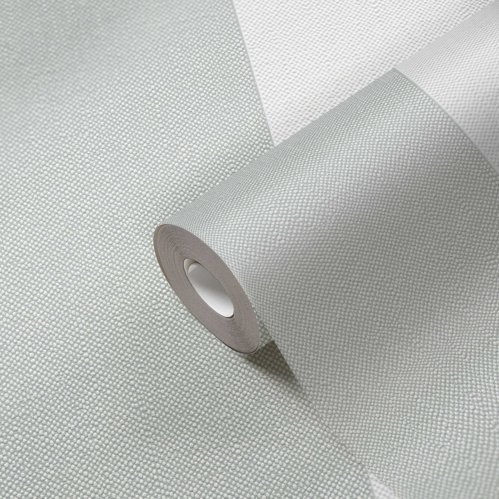             Papel pintado de tejido-no-tejido con textura a rayas - blanco, gris
        