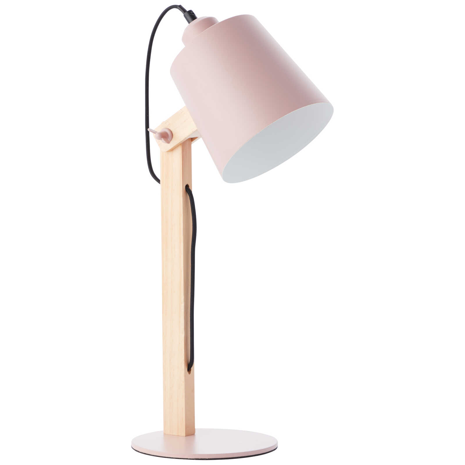             Wooden table lamp - Paul 2 - Pink
        