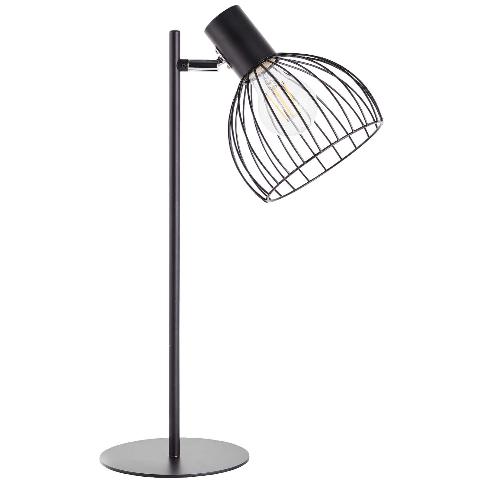             Lampe de table en métal - Bruno 1 - Noir
        