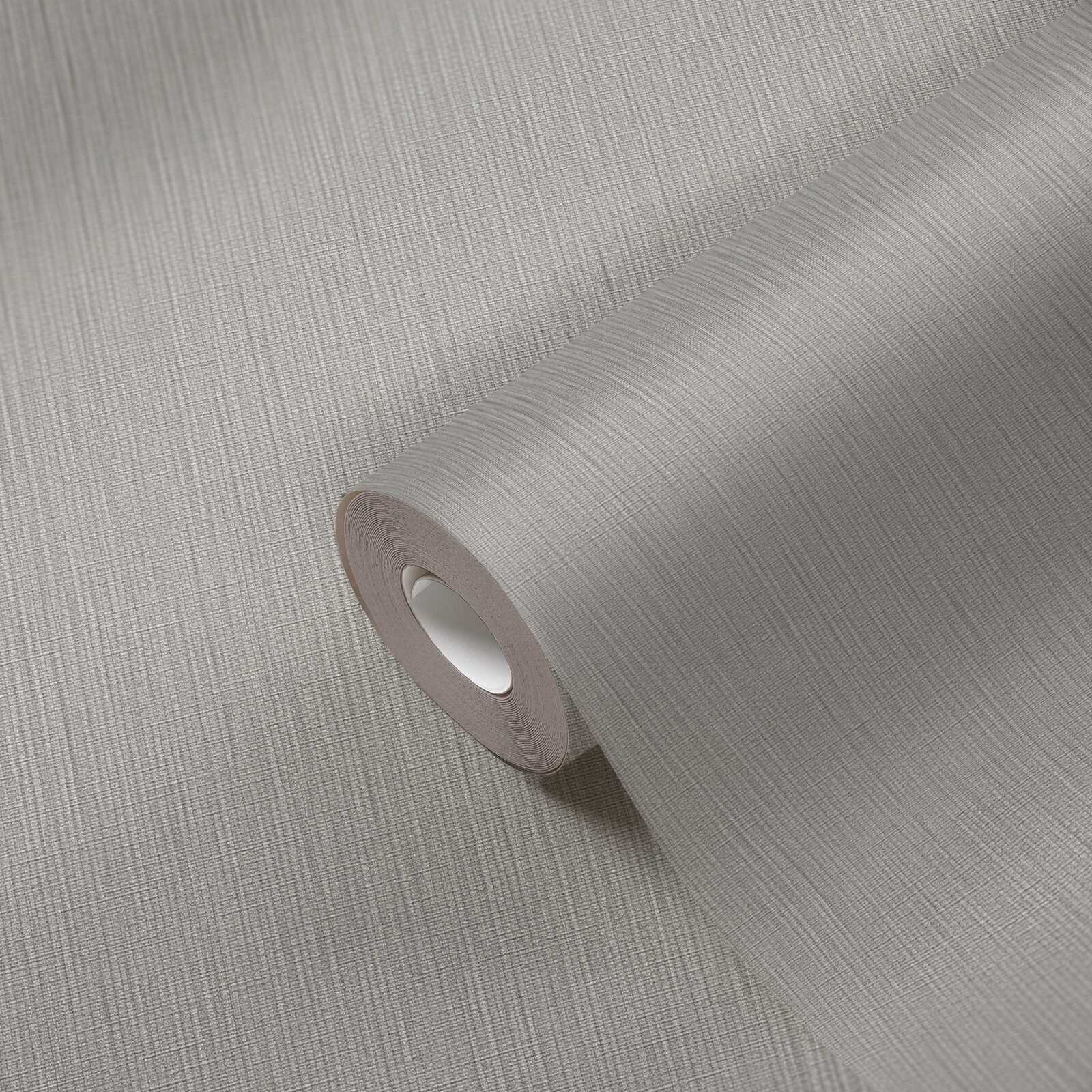             Carta da parati non tessuta leggermente strutturato con effetto texture - grigio
        