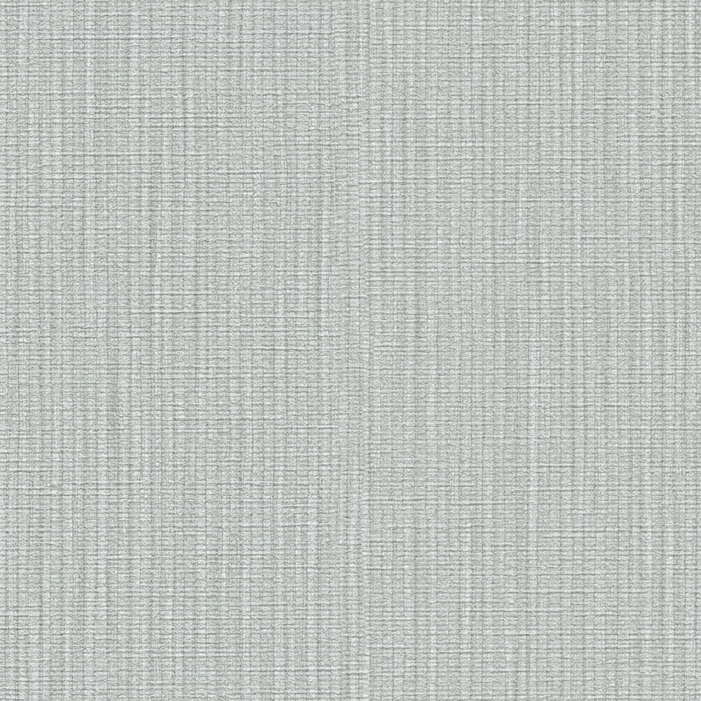             Plain-coloured non-woven wallpaper with a textile look - grey, blue
        