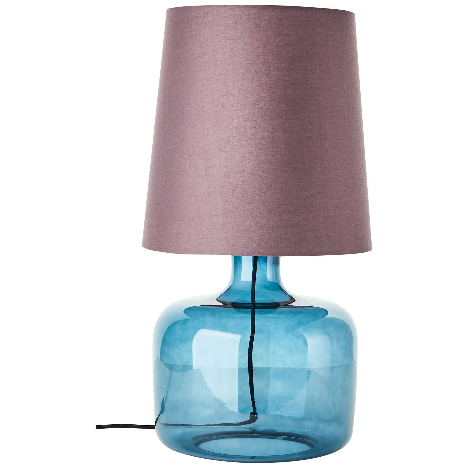             Lampe de table en textile - Jana 3 - Bleu
        