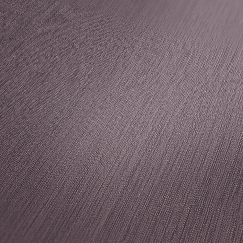             Daniel Hechter non-woven wallpaper in a woven look, single-coloured - Purple
        