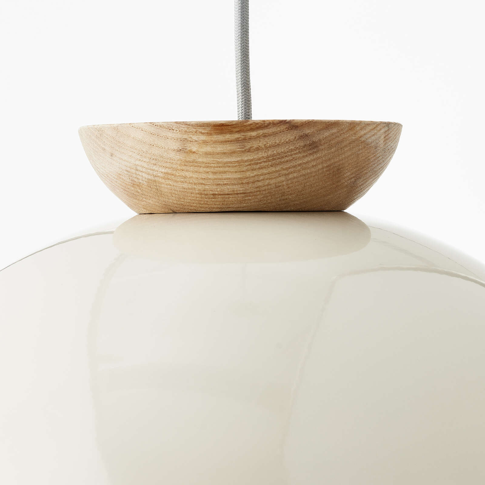             Lámpara colgante de madera - Lorena 1 - Beige
        