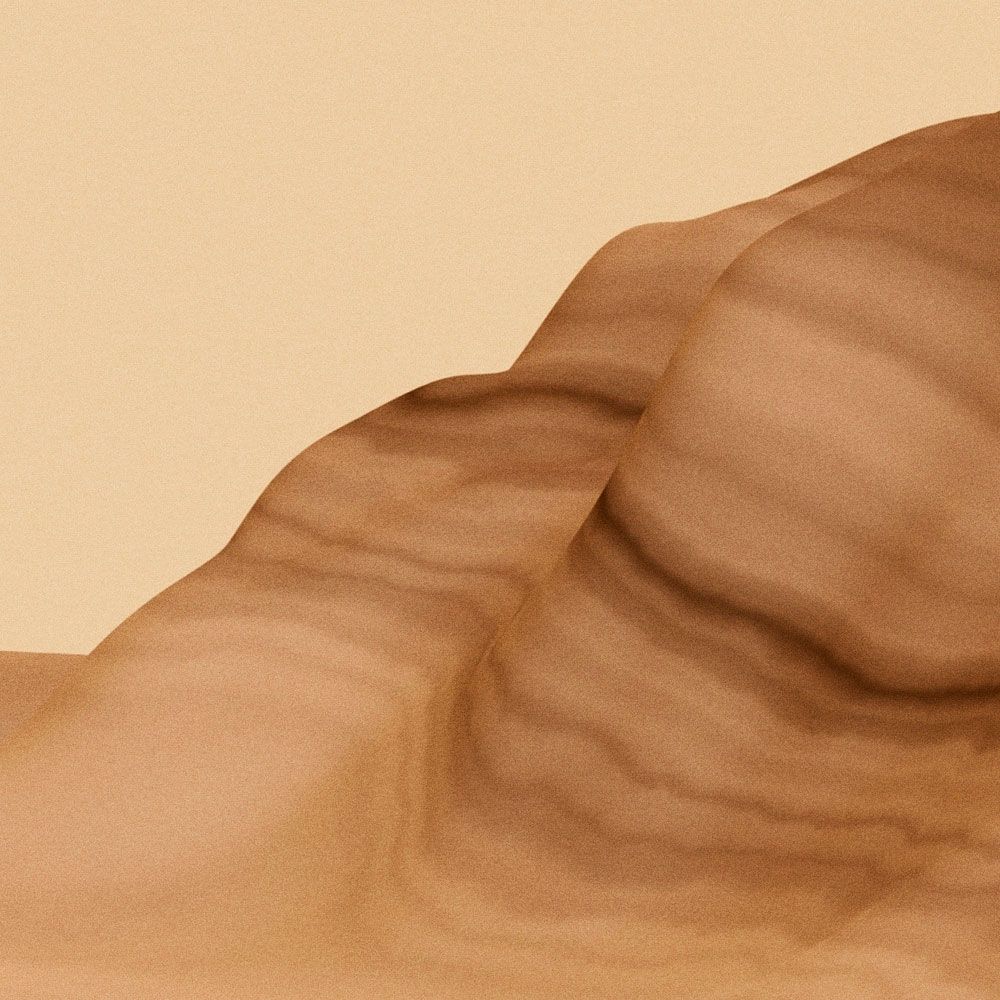             Photo wallpaper »luke« - Abstract desert landscape - Smooth, slightly pearlescent non-woven fabric
        