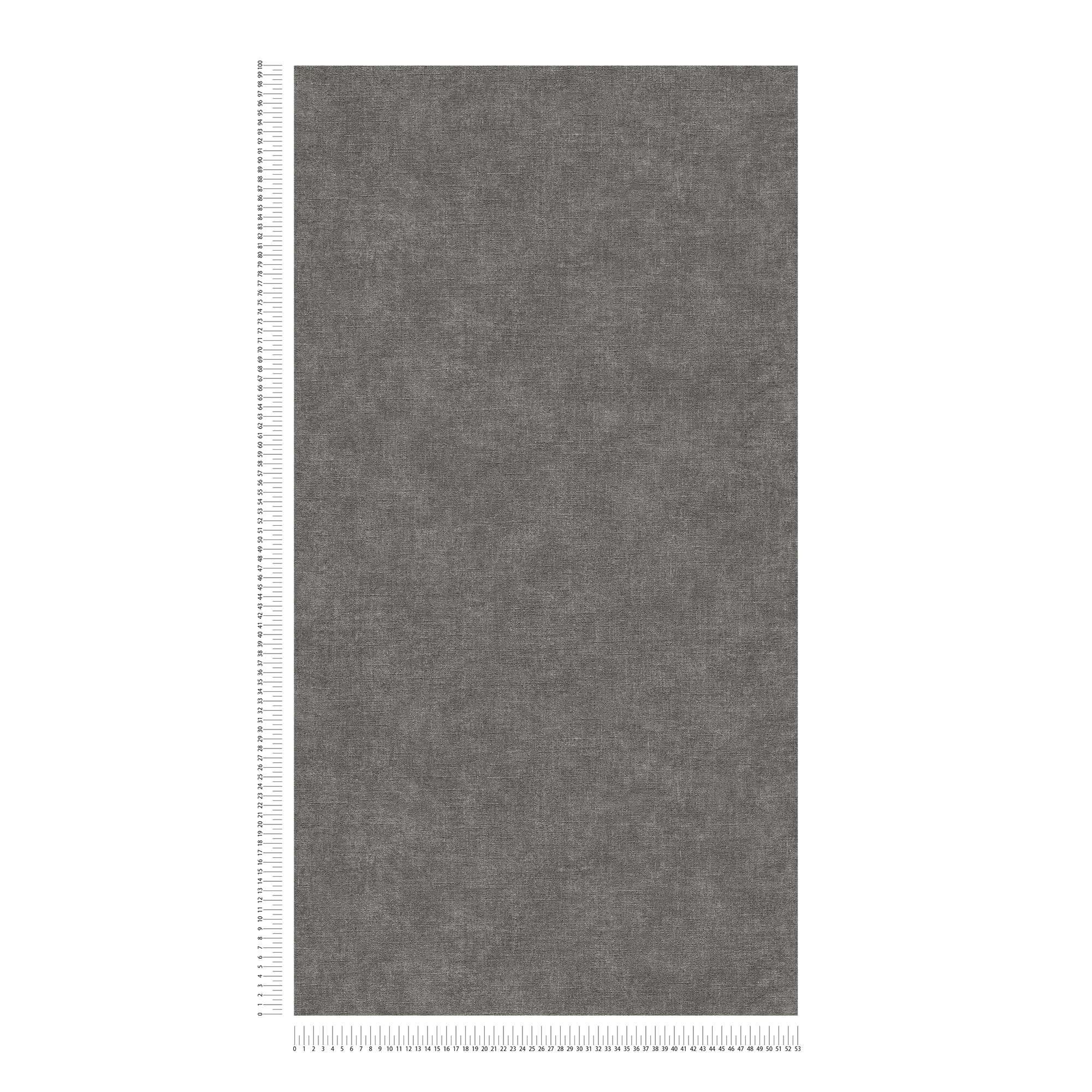             papier peint en papier intissé uni aspect plâtre - noir, gris
        