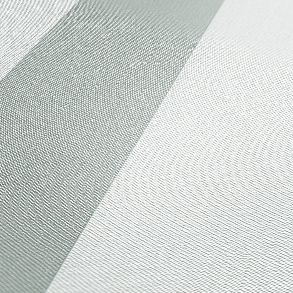             Papel pintado de tejido-no-tejido con textura a rayas - blanco, gris
        