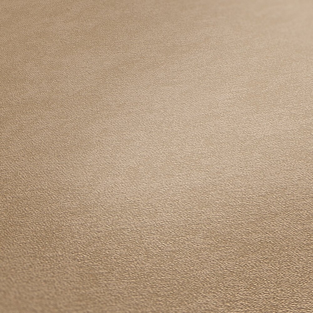             Papel pintado liso no tejido de textura fina - beige
        