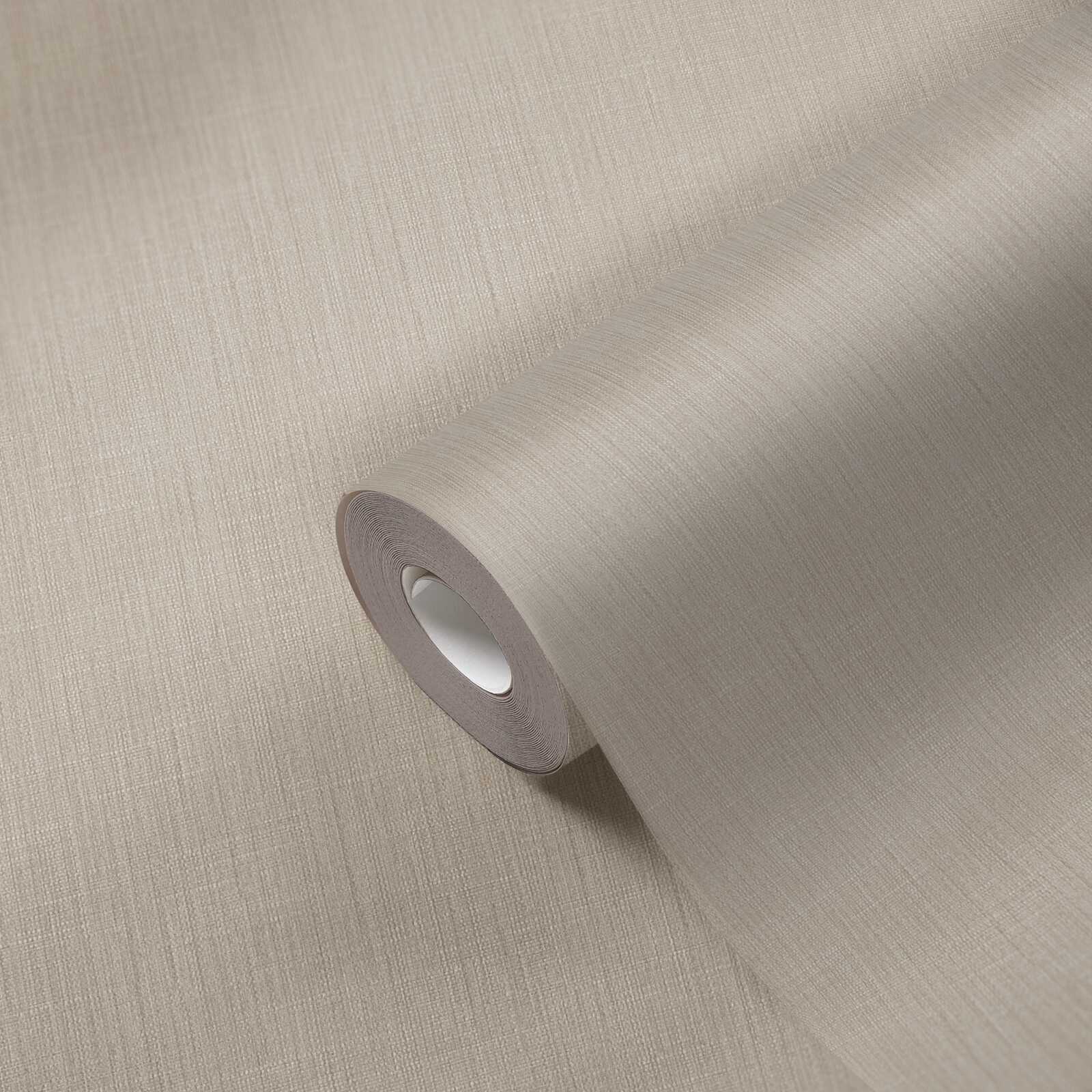             Daniel Hechter Plain non-woven wallpaper with textured effect - Beige
        